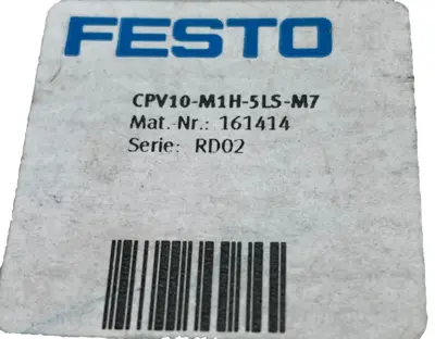 NEW FESTO CPV10-M1H-5LS-M7 SOLENOID VALVE 161414 CPV10M1H5LSM7