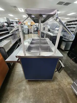 Used Falcon Restaurant Supply Used 3 Open Well Digital Controls Steam Table w/under cabinet storage Steam Tables (Food) Illinois US | Falcon Restaurant Supply #1376661