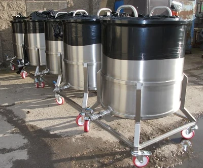 500 L S/S Trolley Tank