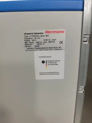 USED Herrmann Ultrasonic digital 1800