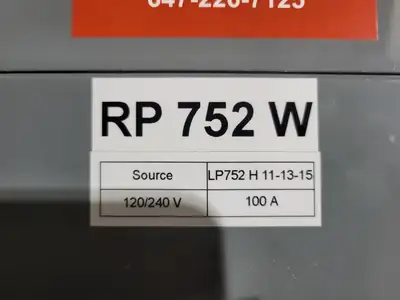 100 Amp 120/240 volts Panelboard 42 Spaces