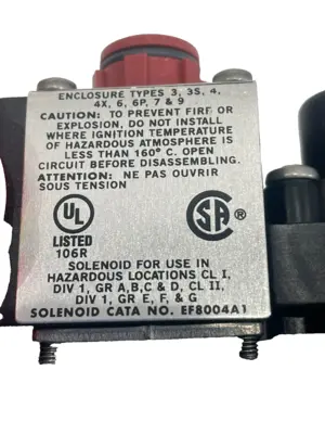 NEW ASCO EF8401B202M SOLENOID VALVE 120/60,110/50 110V