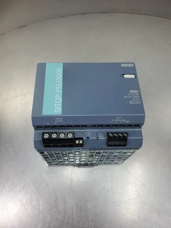 Used Siemens 6EP1437-3BA20 SITOP PSU300B Power Supply, 24VDC, 30A DIN Rail Power Supplies South Carolina US | Palmetto Automation #1161142