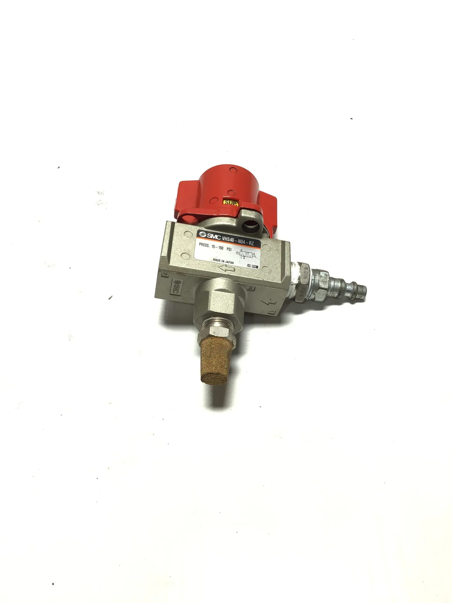 SMC VHS40-N04-RZ Pneumatic Lockout Shut-Off Valve