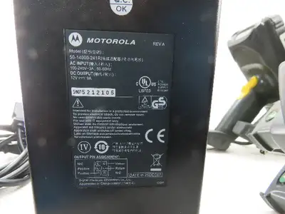 Symbol Motorola MC9090-GJ0HJEFAGWR Barcode Scanner Batteries & Charger Lot of 5