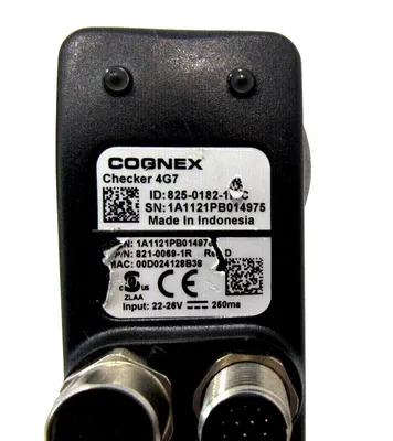 USED COGNEX 821-0069-1R VISION SENSOR 825-0182-1R CHECKER 4G7 82100691R