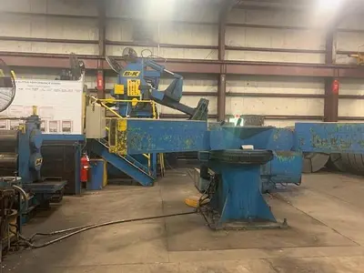 60" X .270" X 50,000 LB. B&K SLITTING LINE (USED)