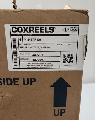 NEW Coxreels P-LP-125-RH
