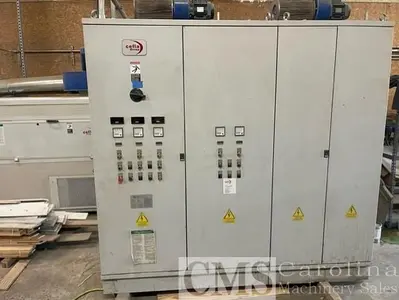 USED 2009 CEFLA/DELLE VEDOVE UNISPRAYER WITH INFEED BRUSHES; OVEN; OUTFEED