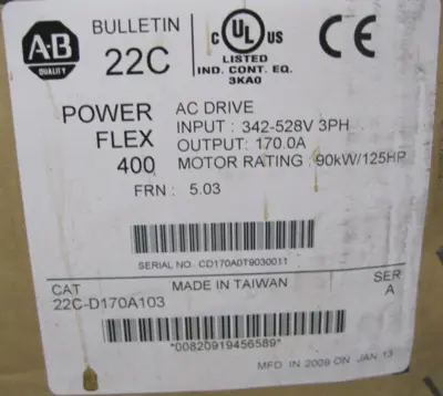 NEW Allen-Bradley 22C-D170A103
