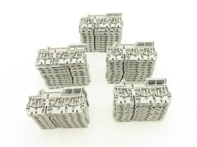 Allen Bradley 1492-L4T Feed-Through Terminal Block Gray 4mm Sq 800V Lot of 53