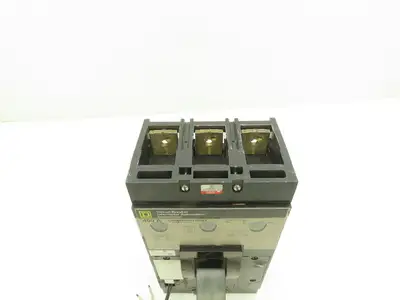 Square D LAP36400MTV6384 Circuit Breaker 3-Pole 400A 600V Shunt Trip Gray Face