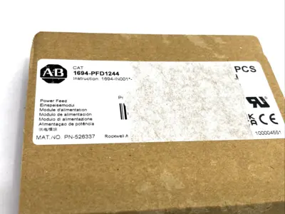 New | in-Stock Allen Bradley Ser. A Power Feed Module IO-Link 40A 24VDC PLC Power Supplies Michigan US | Maverick Industrial Sales #1392274