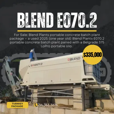 2025 Blend E070.2 Concrete plant | Iron Listing (4)