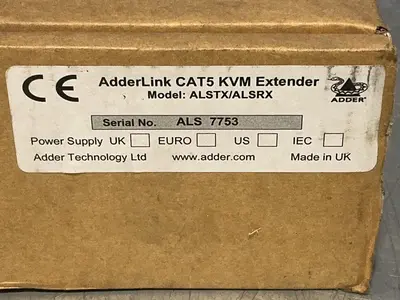 New | in-Stock ADDERLINK ALSTX/ALSRX Computer Accessories Ohio US | HGR 24 #1251225
