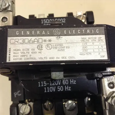 Used GENERAL ELECTRIC (G.E.) CR306A0 Starters Michigan US | Ideal Machinery #581851