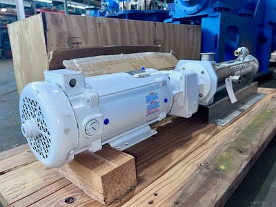 Seepex BCSB 2-12 Stainless Steel Progressive Cavity Pump, 1.5HP