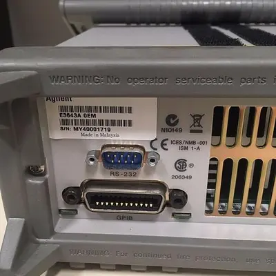 AGILENT TECHNOLOGIES E3643A DC POWER SUPPLY