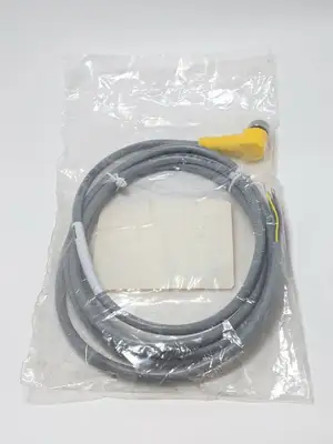 NEW TURCK RIGHT ANGLE M12 FEMALE CORDSET 8 CONDUCTOR U5306-0