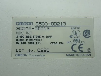 Used OMRON C5000D213 PLC Input & Output Ohio US | HGR 24 #907441