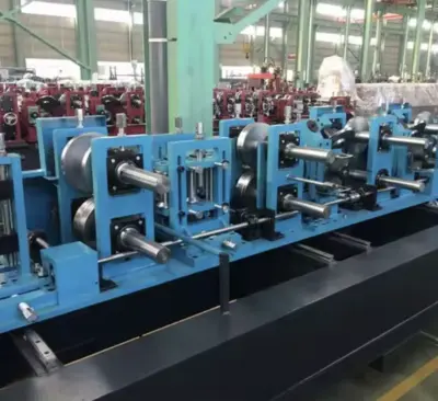 Full Automatic 80-400mm C & Z Steel Purlin Light Gauge Steel Frame Machine in China