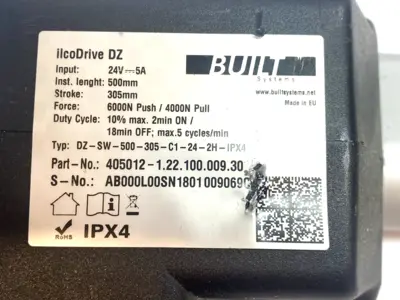 Used Ilcon ilcoDrive DZ Linear Actuator 24V 6000N Linear Actuators Michigan US | Maverick Industrial Sales #1394198