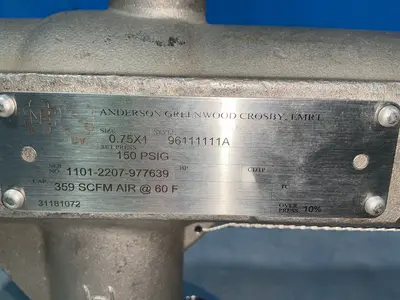 Used ANDERSON GREENWOOD CROSBY 96111111A Pumps Ohio US | HGR 24 #1517964