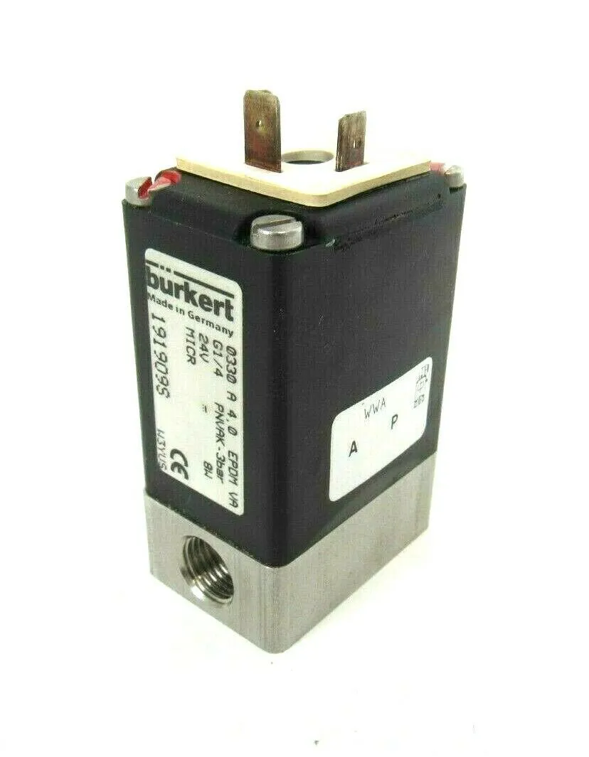 NEW BURKERT 0330-A-4.0 SOLENOID VALVE 0330A40 0330-A-4.0-EPDM-VA-G1/4 191909S