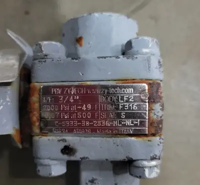 3/4" Ball Valve B16.34