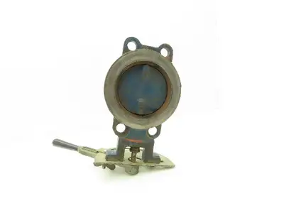 5" Wafer Style Steel Butterfly Valve Metal Seated with Handle