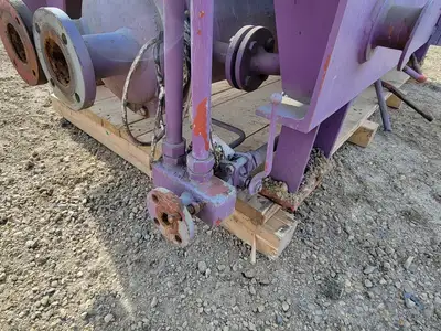 Vacuum Skid and Elmo Vacuum Pump w/ 115 hp Electric Motor