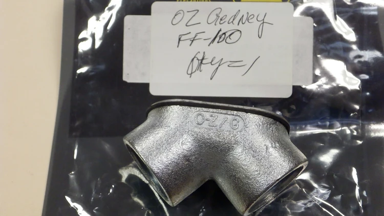 New | in-Stock OZ Gedney FF-100 Electrical Fittings Arizona US | ASSET CONVERSION SPECIALISTS, INC. #312459