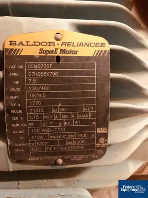 USED Waukesha 2.5" Waukesha Rotary Lobe Pump, S/S, 7.5 HP