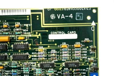 USED GENERAL ELECTRIC F31X300CCHAFGI FR00/0 CONTROL CARD F31X300CCHAFGIFR000