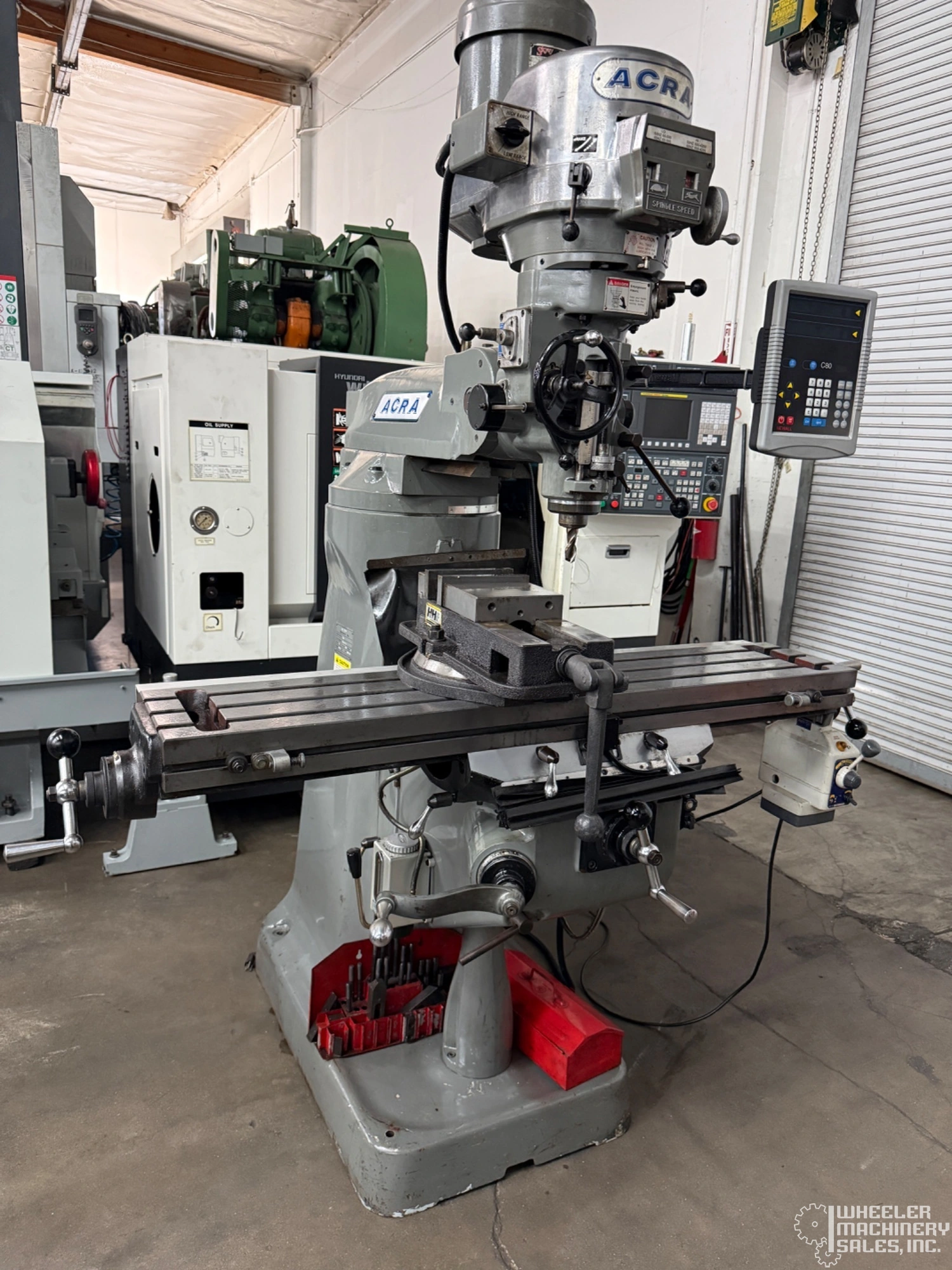 2005 ACRA 2J Variable Speed Vertical Mill #8122 #1