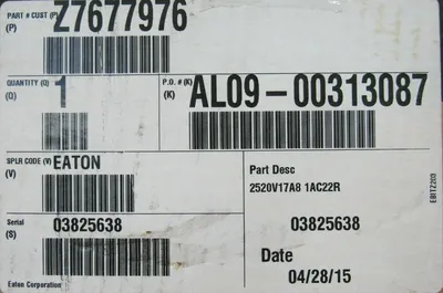 NEW EATON 02-137191-B HYDRAULIC PUMP 2520V17AB-1AC22R 02137191B