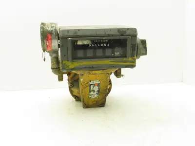 Liquid Controls M5-44200-2 Ink Flow Meter Gal Counter Register 5-60 GPM 150 PSI