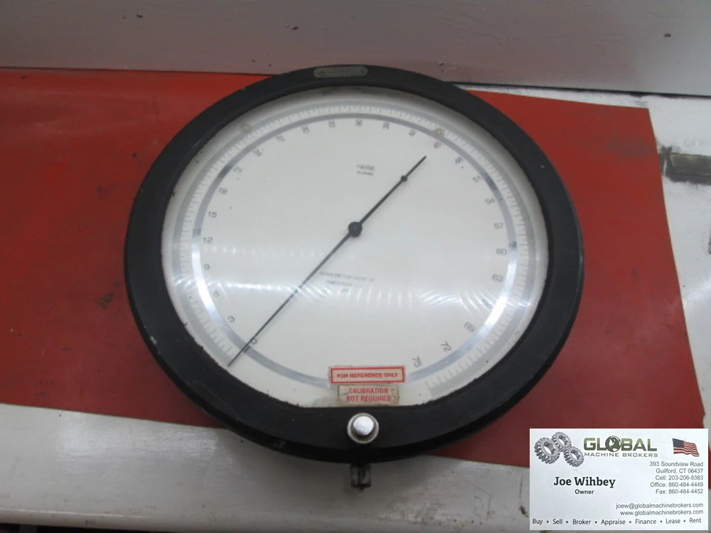 Heise CC-25-466, 0-75 PSI 12" Precision Dial Pressure Gauge, Durable Design