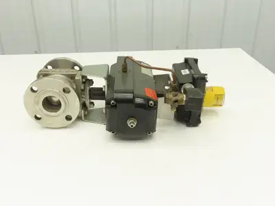 Velan 01413-SSE 2" 150 Stainless Ball Valve Flowserve Automax Pneumatic Actuator