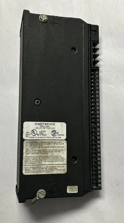 Used GE FANUC IC660TBR101K PLC Input & Output Ohio US | Surplus Asset Holdings #1234407