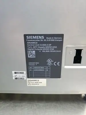 Used Siemens 6SL3040-1MA00-0AA0 (CU320-2 DP) SINAMICS CONTROL UNIT Variable Speed Drives | Palmetto Automation #1153446