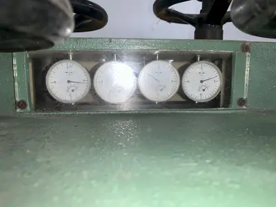4.7" X .040" BRUDERER MODEL #12120B 19 ROLL PRECISION LEVELER & DOUBLE END UNCOILER: STOCK 13024