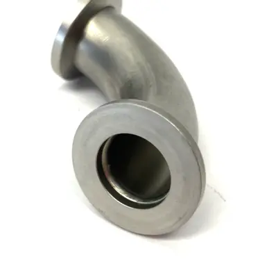 USED AGILENT STAINLESS STEEL 90-DEGREE ELBOW FITTING NW16 1.5" CLEARANCE