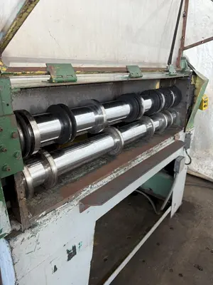 48” X 4" ARBOR STRILICH SLITTING LINE WITH FAMCO CUT OFF SHEAR & AMS CONTROLS. STOCK # 0664425