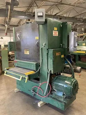 USED TIMESAVERS TB337, 37" TOP-HEAD ABRASIVE PLANER
