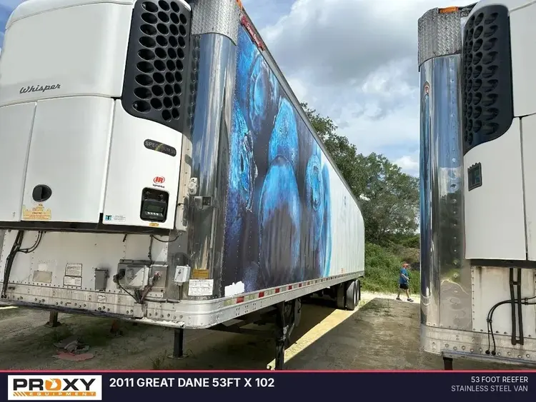 Used 2011 GREAT DANE 53FT X 102 Reefer Trailers Florida US | Proxy Equipment #1377852