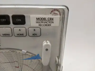 CR4 | Supco  Multifunction Chart Recorder 6" Temp & Humidity - For parts or not working