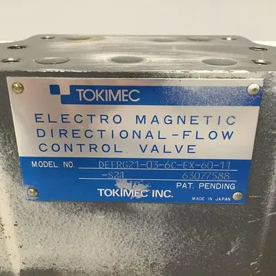 USED TOKIMEC DEFRG21-03-6C-EX-60-11-S21