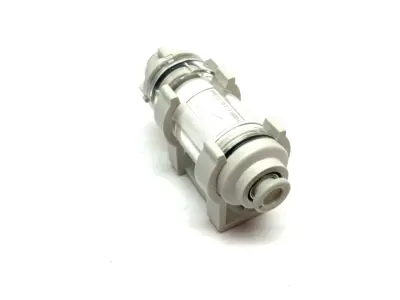 USED SMC AIR SUCTION FILTER, IN-LINE, W/ BRACKET