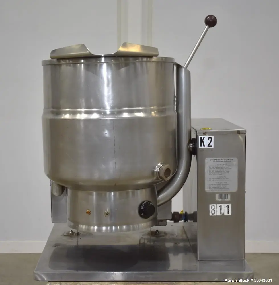 Used GROEN TDH-40 Stainless Steel Tanks Illinois US | Aaron Equipment #85145